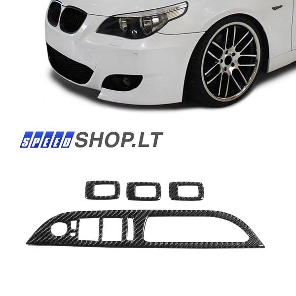 BMW 5 (E60-E61) langų mygtukų apdaila